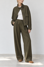 Suncoo Jio Drawstring Wide Leg Pant
