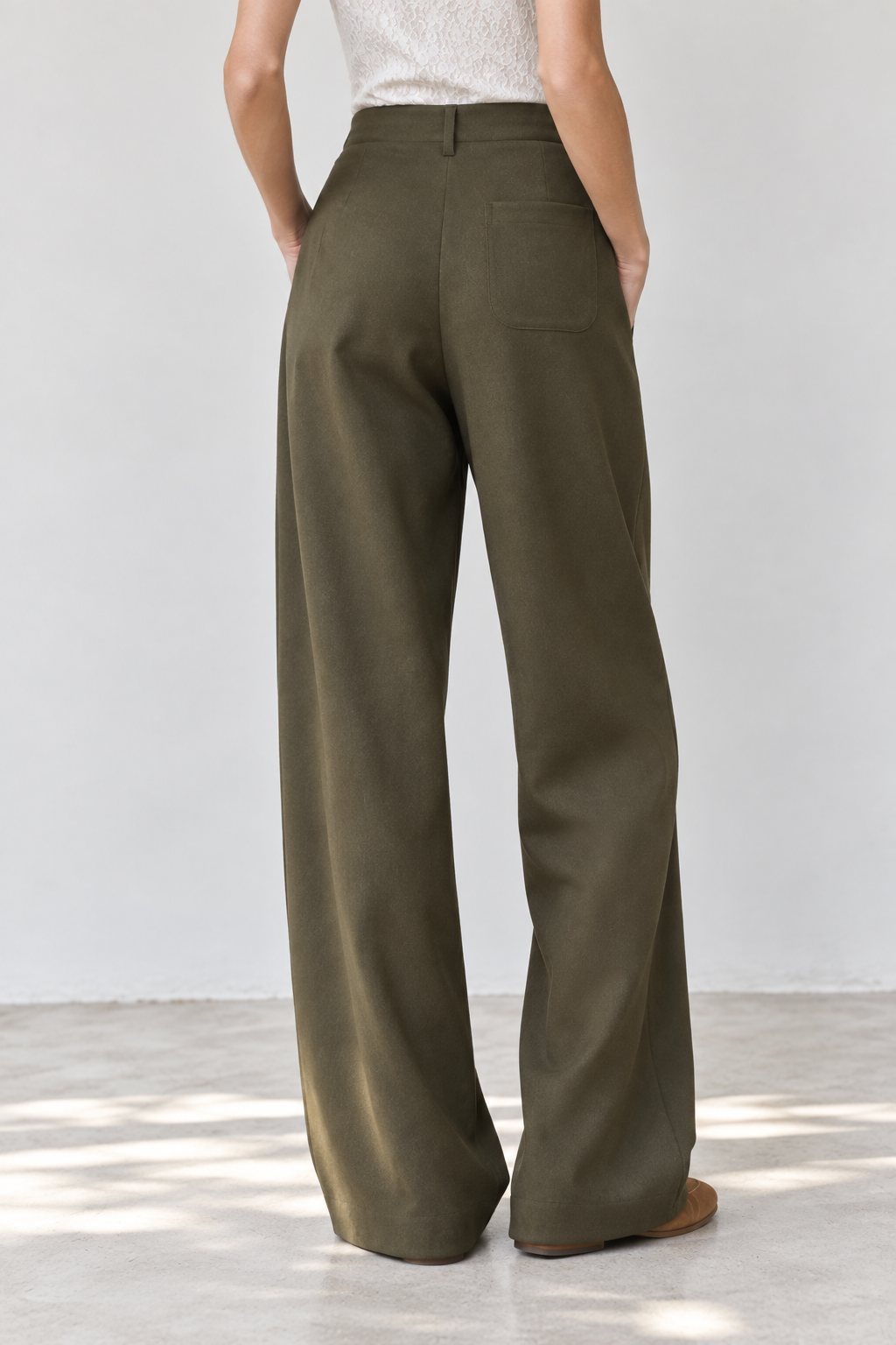 Suncoo Jio Drawstring Wide Leg Pant