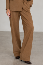 Circolo Wide Leg Wool Blend Pant