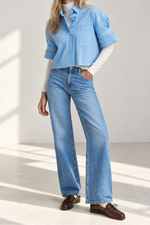 0039 Italy Marike Stripe Blouse