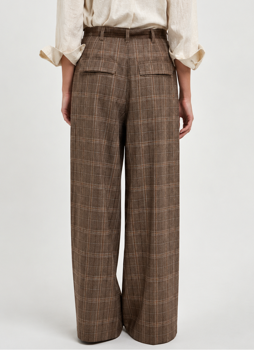 Phoebe Jon Lynn Pocket Plaid Pant