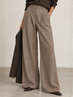 Circolo Check Patten Pleated Trousers FD4118