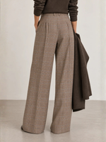 Circolo Check Patten Pleated Trousers FD4118