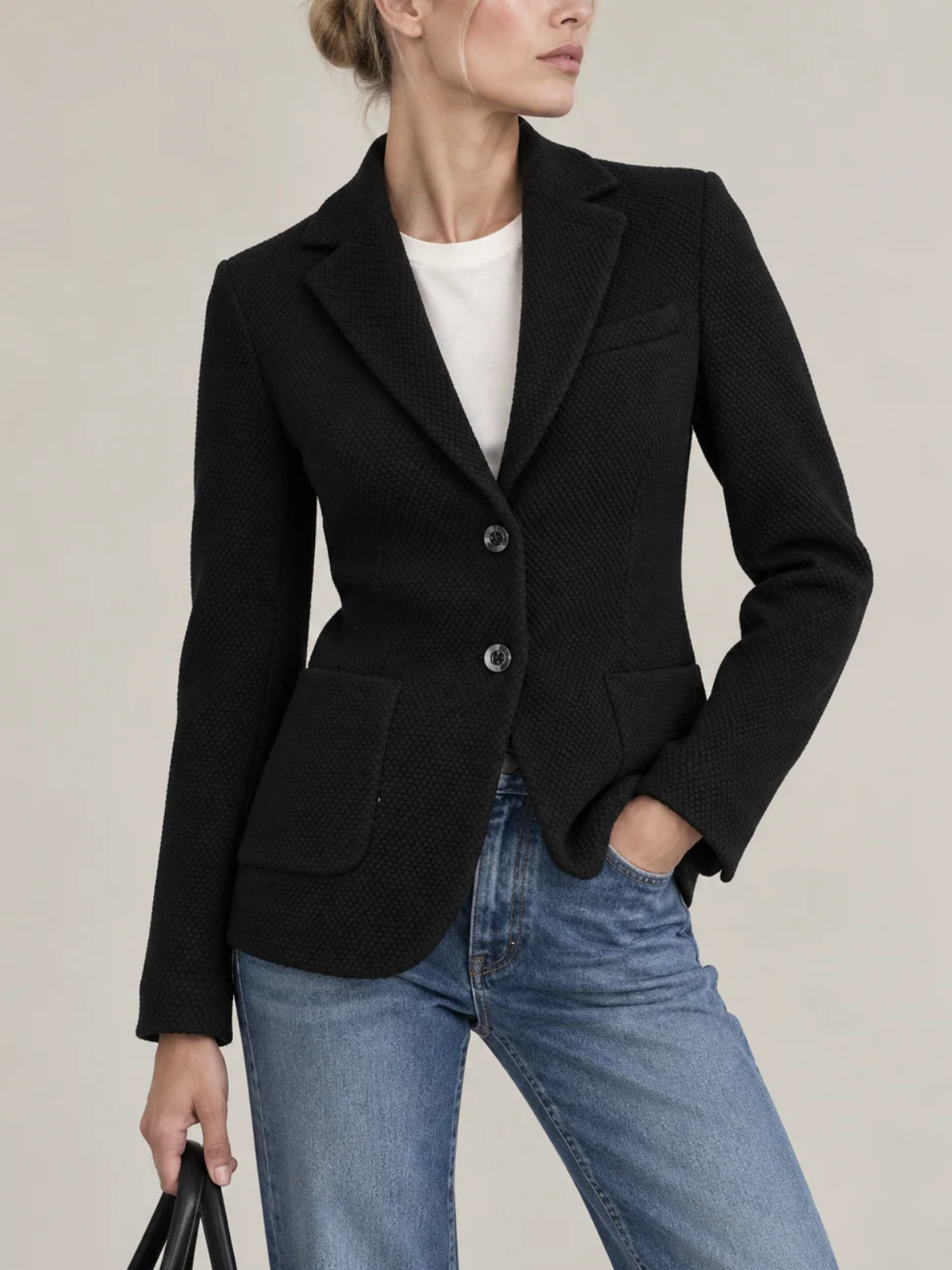Circolo Nido D'ape Slim Fit Honeycomb Jacket FD4148