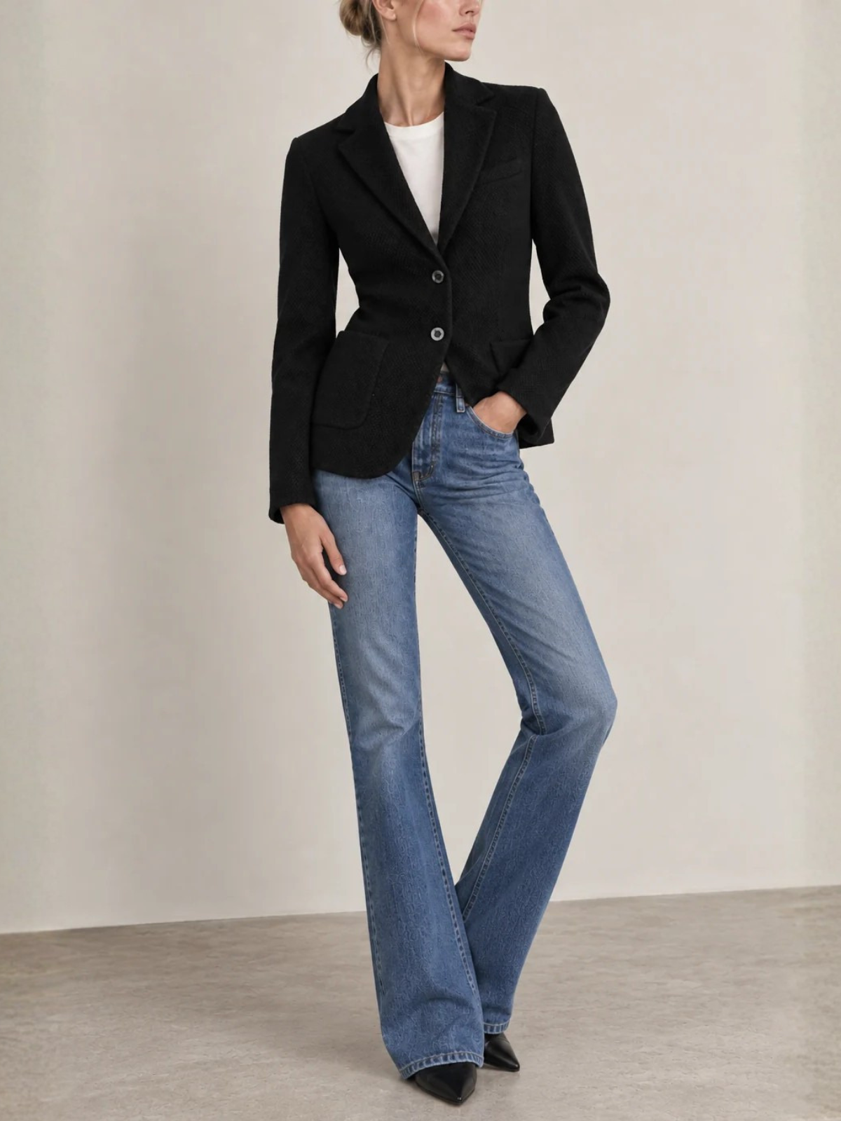 Circolo Nido D'ape Slim Fit Honeycomb Jacket FD4148