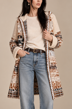 Aldo Martins Jacquard Knit Hooded Coat