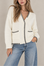 Wispr Parker Plait Cardigan