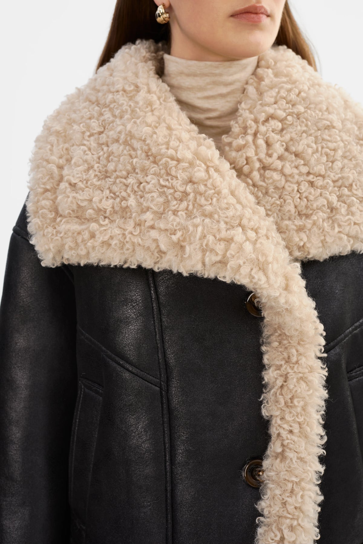 Lamarque Ts Demi Faux Shearling Coat