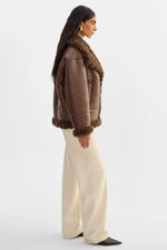 Lamarque Ts Demi Faux Shearling Coat