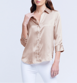 Lagence Dani 3/4 Sleeve Blouse