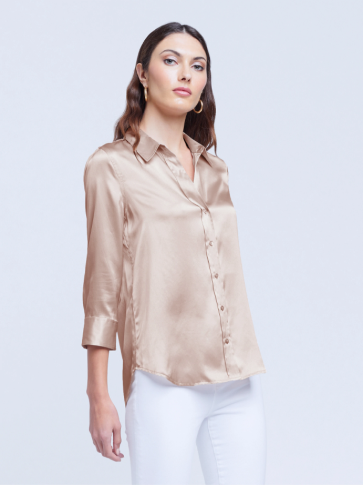 Lagence Dani 3/4 Sleeve Blouse