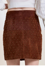 Scarlett Poppies Ember Suede Skirt