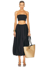 Enza Costa TS Poplin Bubble Skirt