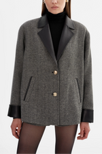 Lamarque Ts Evie Herringbone Blazer