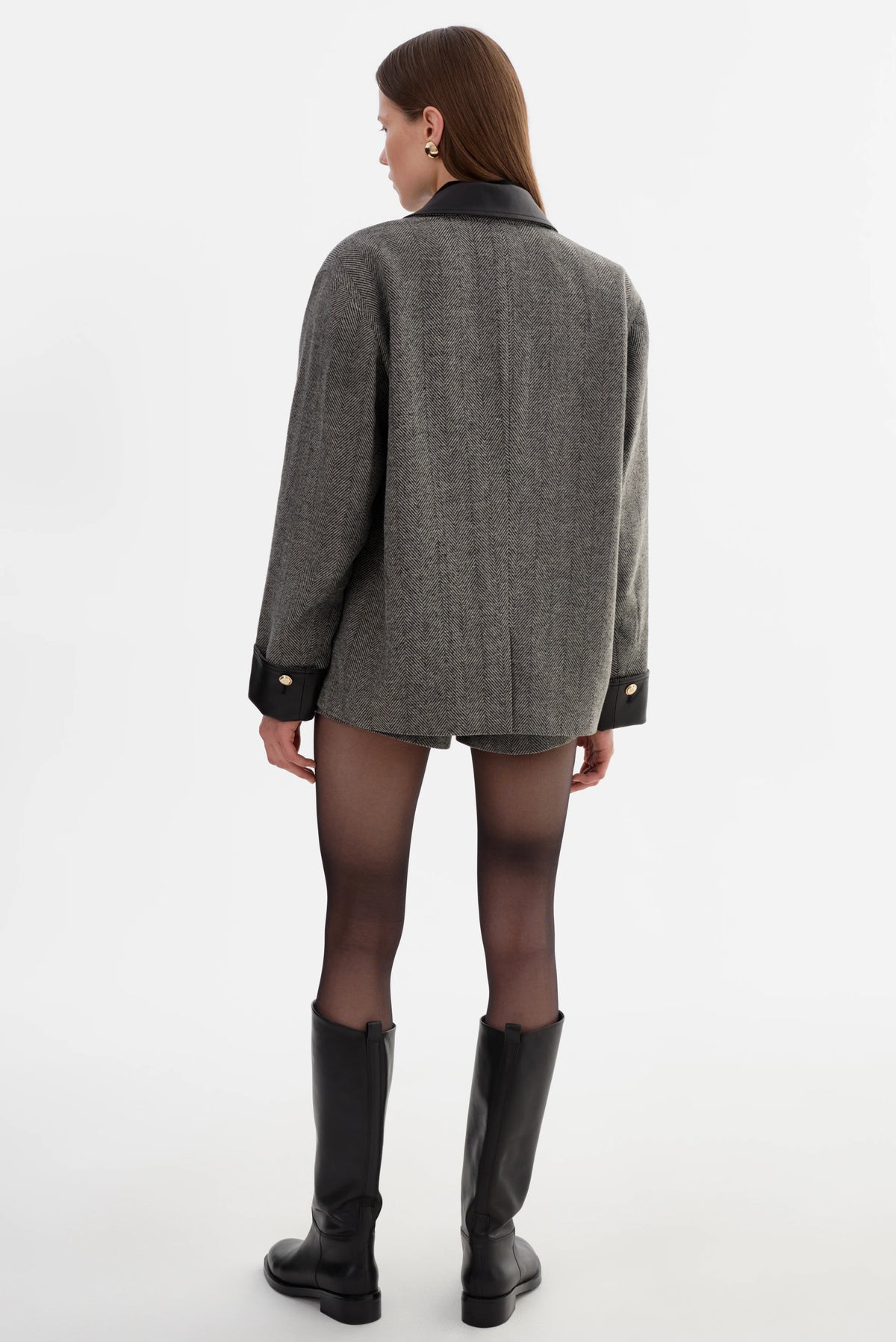 Lamarque Ts Evie Herringbone Blazer