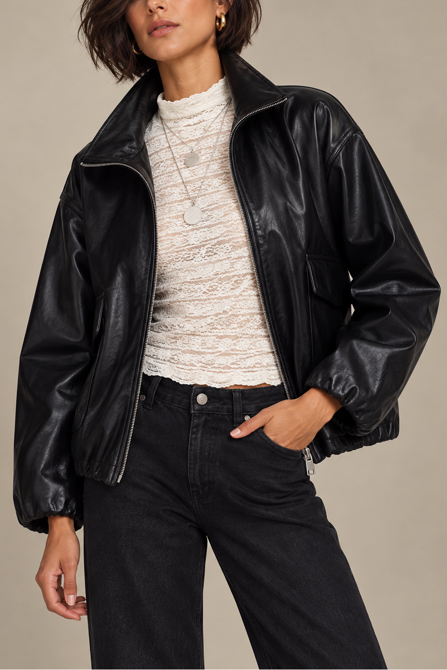Lamarque Ramona Funnel Neck Jacket
