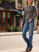 Collaboration TS Olive Ribbed Cashmere Sweater