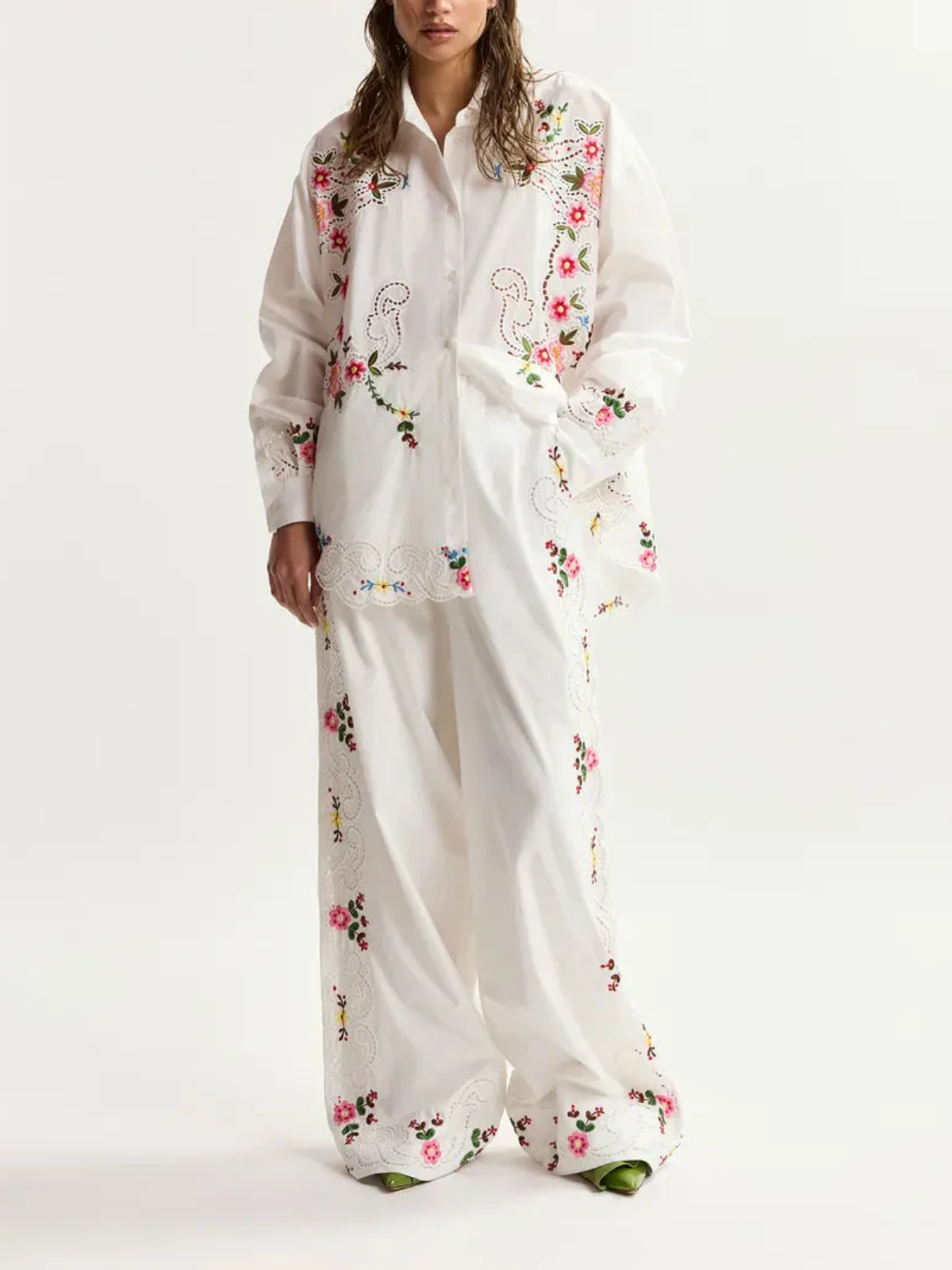 Essentiel Janai Embroidered Pants_JANAI