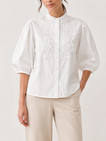 Essentiel Jorja Applique Flower Shirt_JORJA