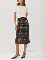 Essentiel Kate Embellished Mesh Skirt KATE