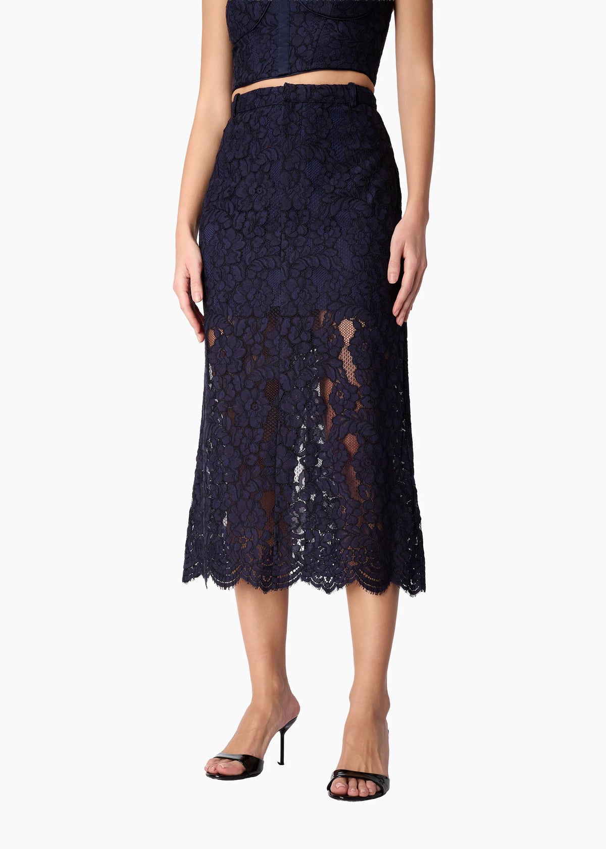 Cami Osmond Lace Midi Skirt