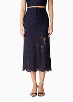 Cami Osmond Lace Midi Skirt