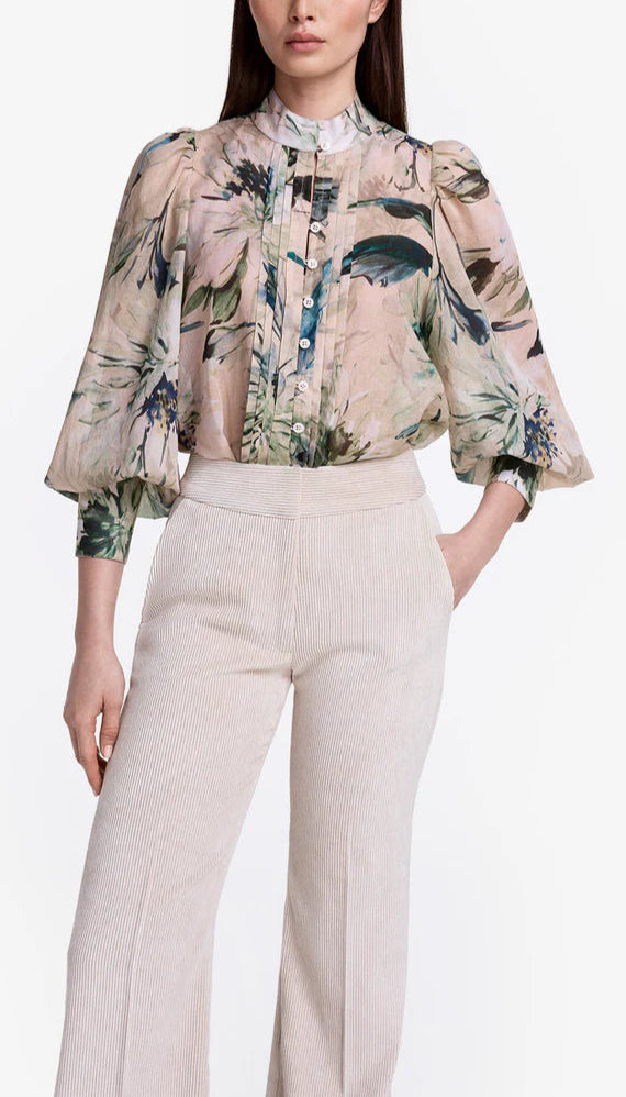 Smythe Bishop Sleeve Frontier Blouse