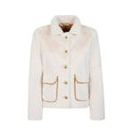 Purotatto Faux Fur Notch Collar Jacket