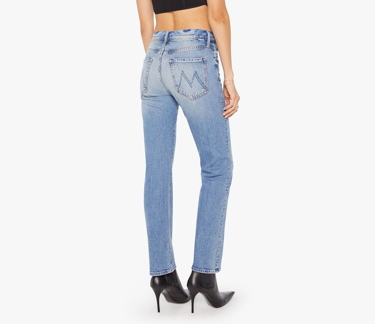 MOTHERThe Mid Rise Hiker Hover Jeans
