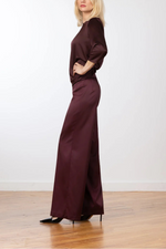 Ave Montaigne Flavia Satin Pant