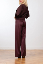 Ave Montaigne Flavia Satin Pant