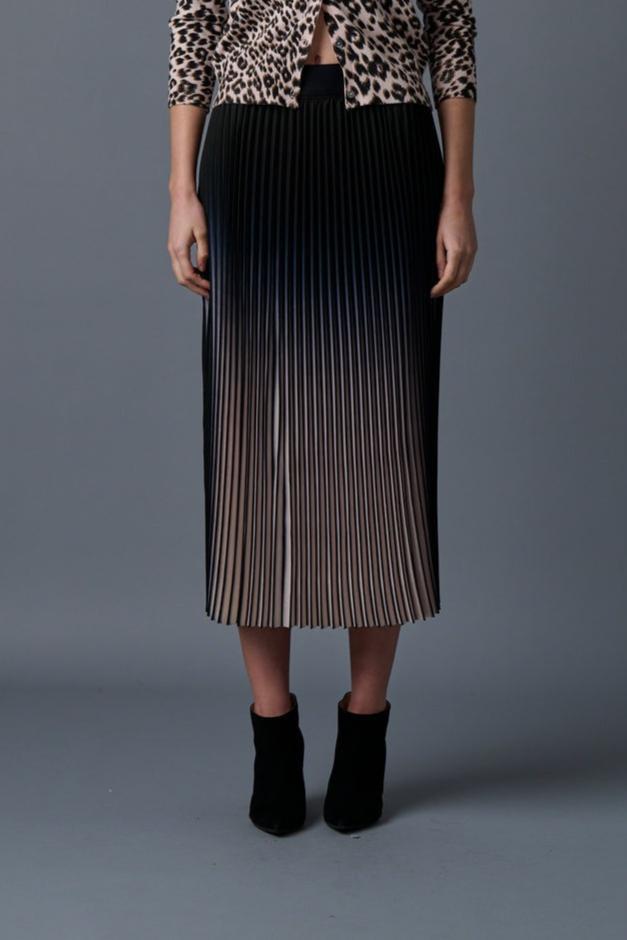 Le Superb Ombre Pleated Skirt