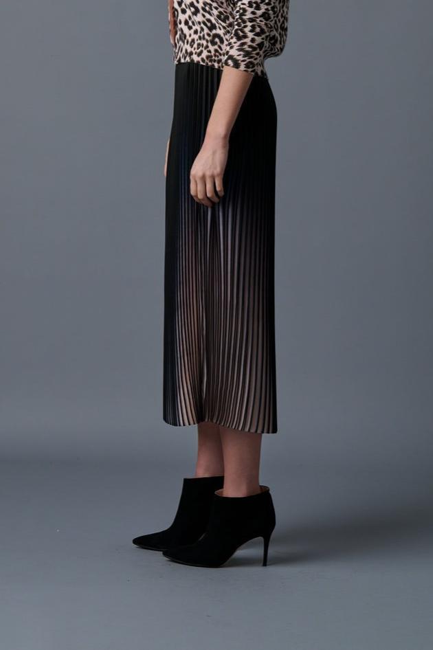 Le Superb Ombre Pleated Skirt