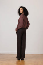 Avenue Montaigne Sleek Wide Leg Pant