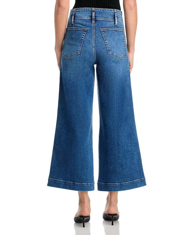 Frame The Seamed Wide Crop Trouser