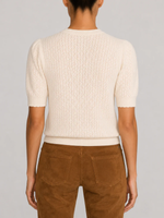 Frame The Gathered HoneyComb Sweater_WF26KSW014