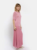 Maison Lurex Ts Gala Pleated Skirt