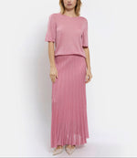 Maison Lurex Ts Gala Pleated Skirt