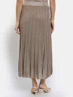 Maison Lurex Gala Pleated Skirt