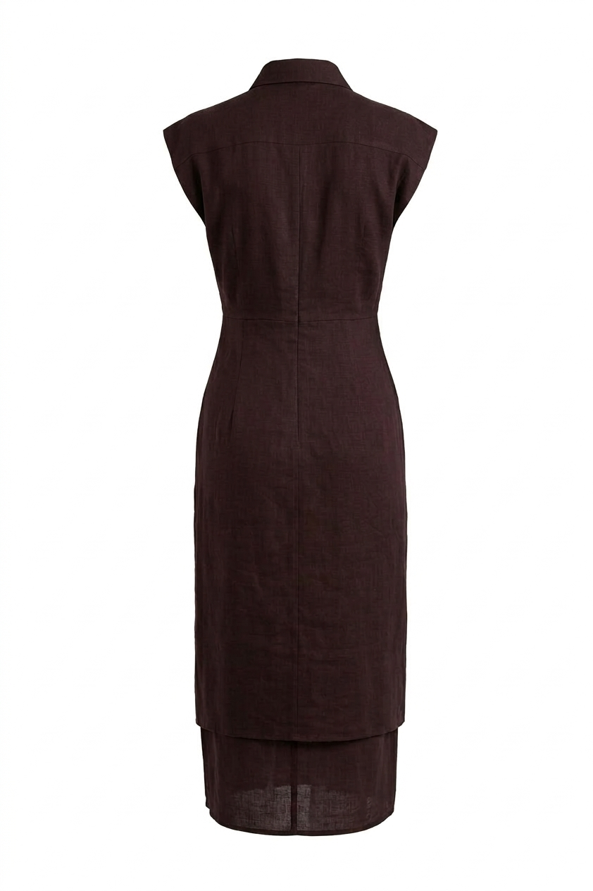 Tela Piramide Sleeveless Shirt Dress