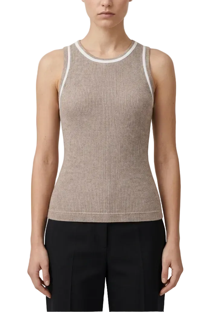 Allude Rd Sleeveless Top