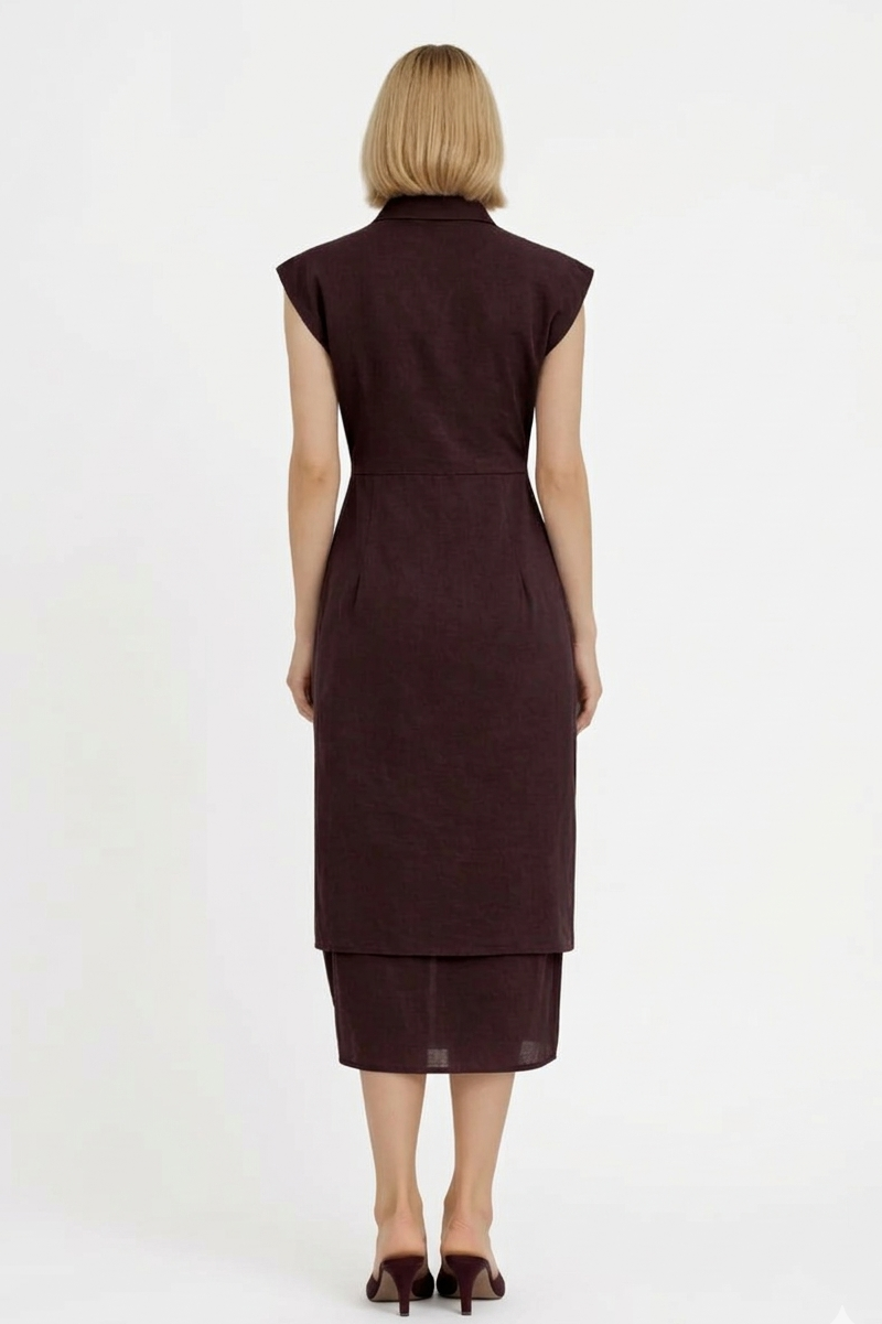 Tela Piramide Sleeveless Shirt Dress