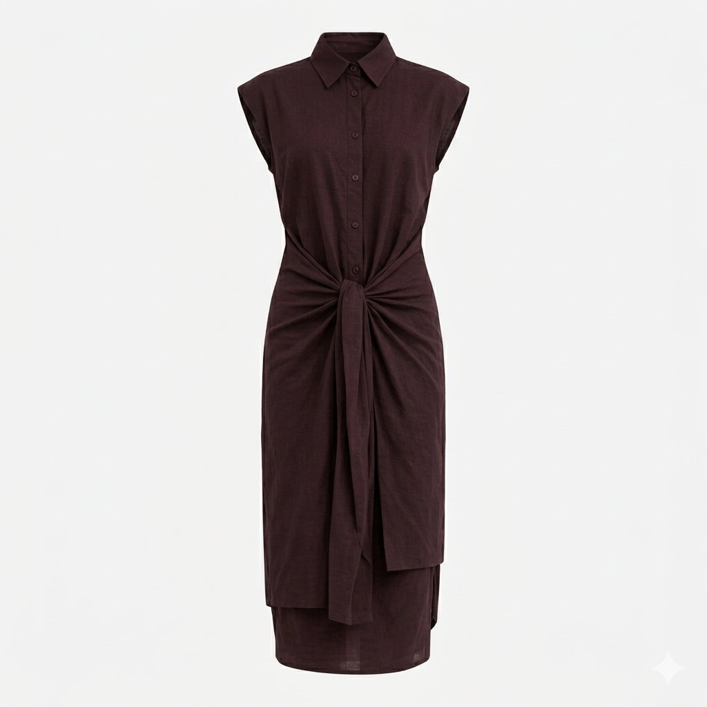 Tela Piramide Sleeveless Shirt Dress