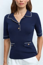 Aldo Martins Short Sleeve Knit Polo