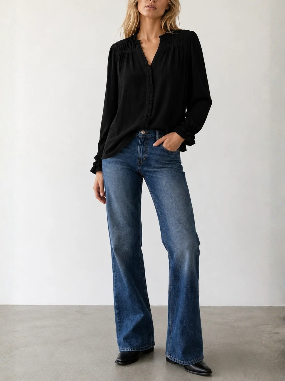Go Silk Go Girly Blouse_T1847
