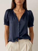 Go Silk Go Poetess Silk Blouse_T2042