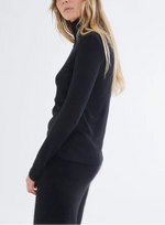Majestic Cotton Cashmere L/S Turtleneck