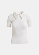 Essentiel Halamo Lace Collar Top
