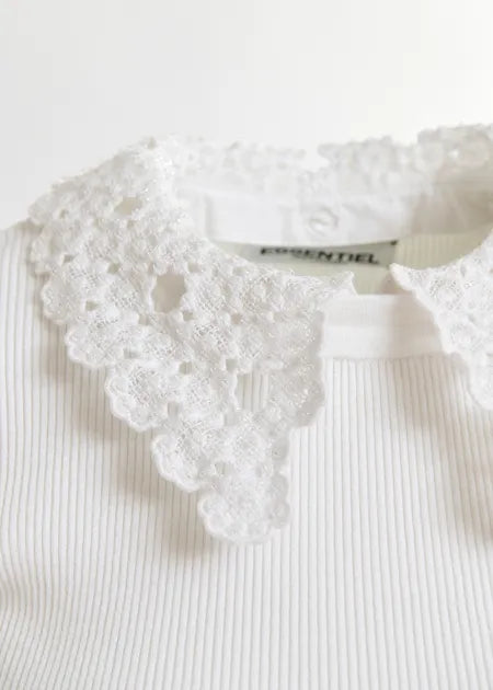 Essentiel Halamo Lace Collar Top