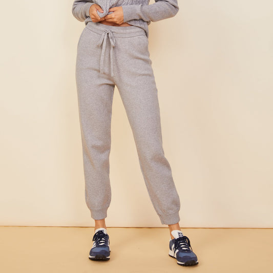 Monrow Supersoft Knit Track Cuffed Jogger